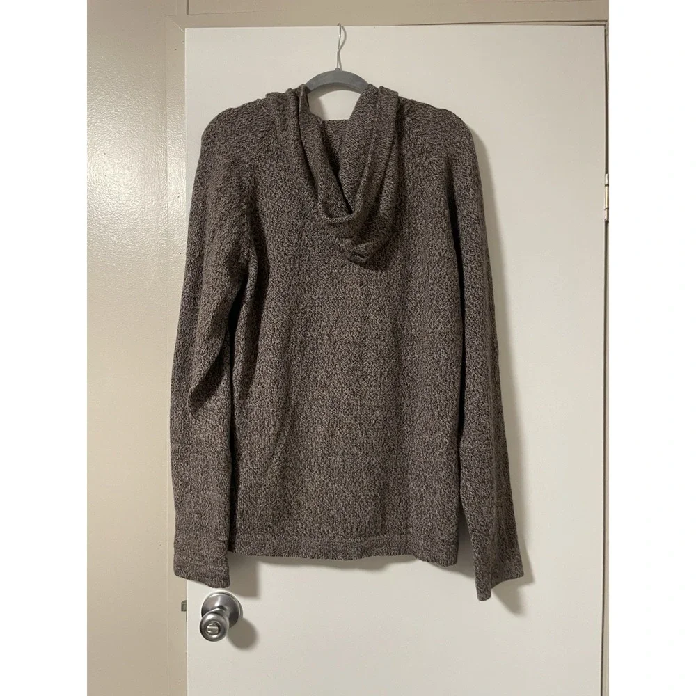 Paka The Hoodie Unisex Large Gray Brown Pullover Royal Alpaca Merino Blend
